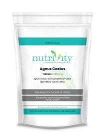 Agnus Castus 1000mg Vegan Tablets PMS Premenstrual Syndrome Cramps Hormonal Balance