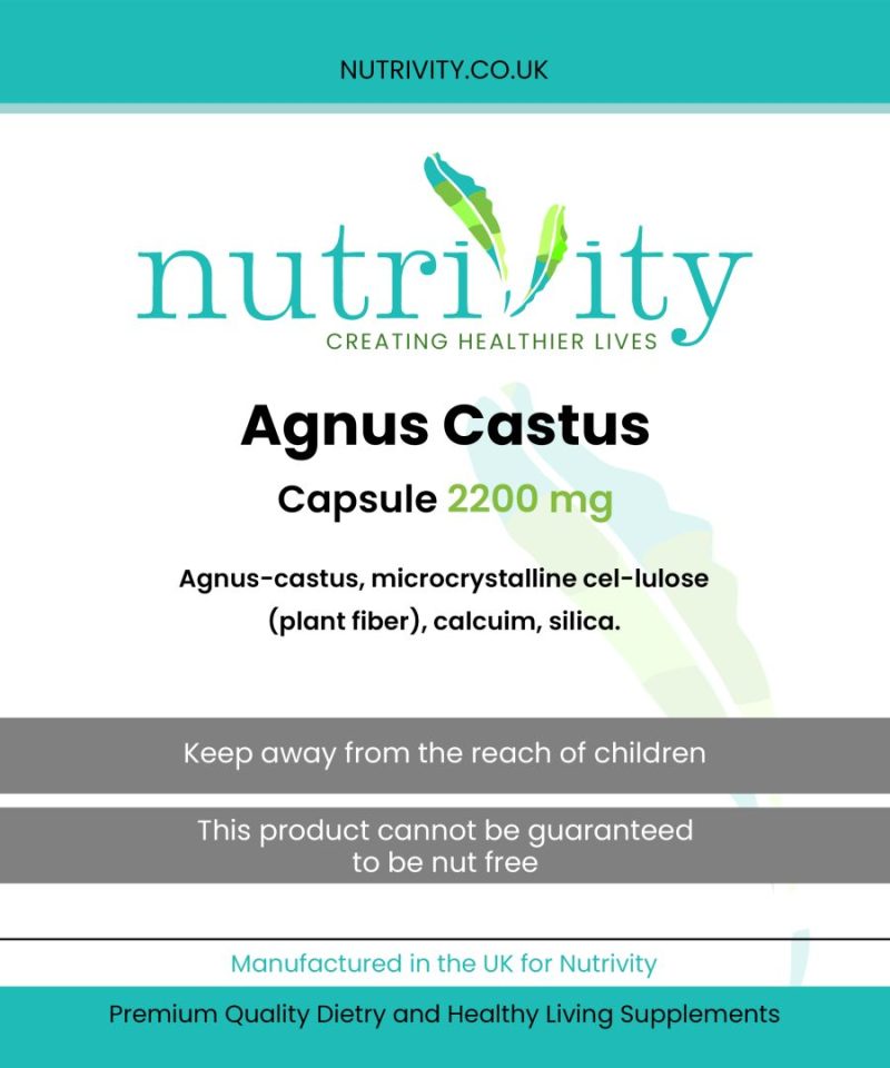 Agnus Castus 2200mg Vegan Capsule - Image 4
