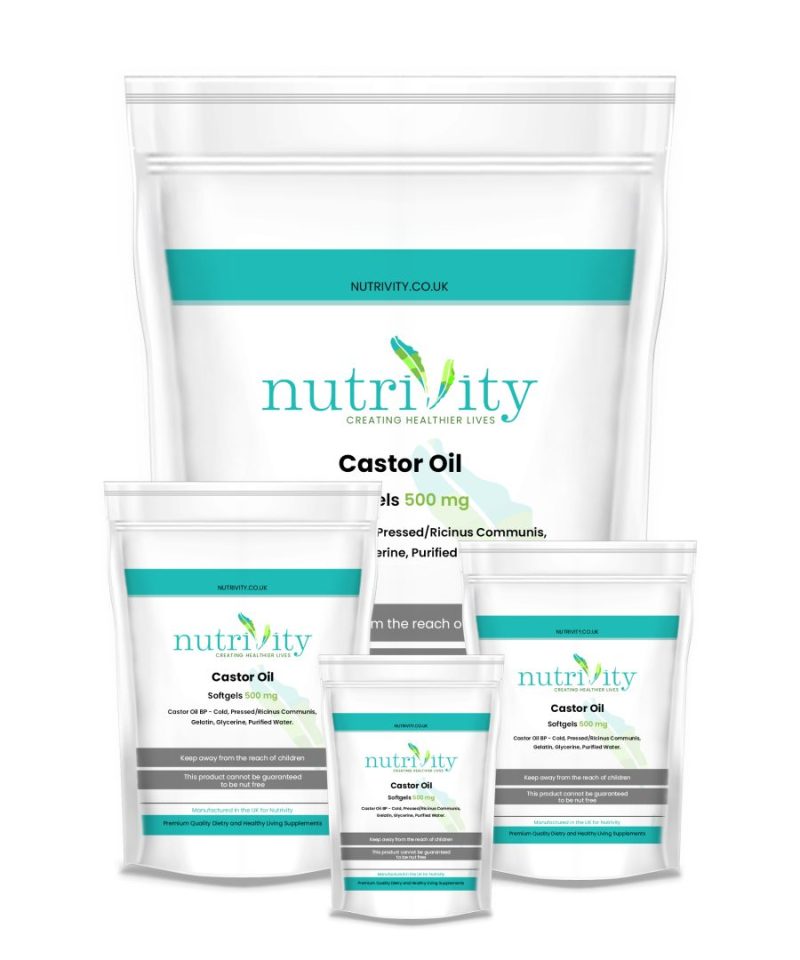 Castor Oil 500mg Soft Gels - Image 3