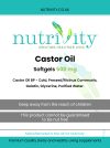 Castor Oil 500mg Soft Gels - Image 4