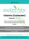 Cilantro/Coriander 500mg Veg Capsules - Image 4