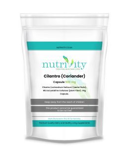 Cilantro/Coriander 500mg Veg Capsules Detox Digestion Oxidative