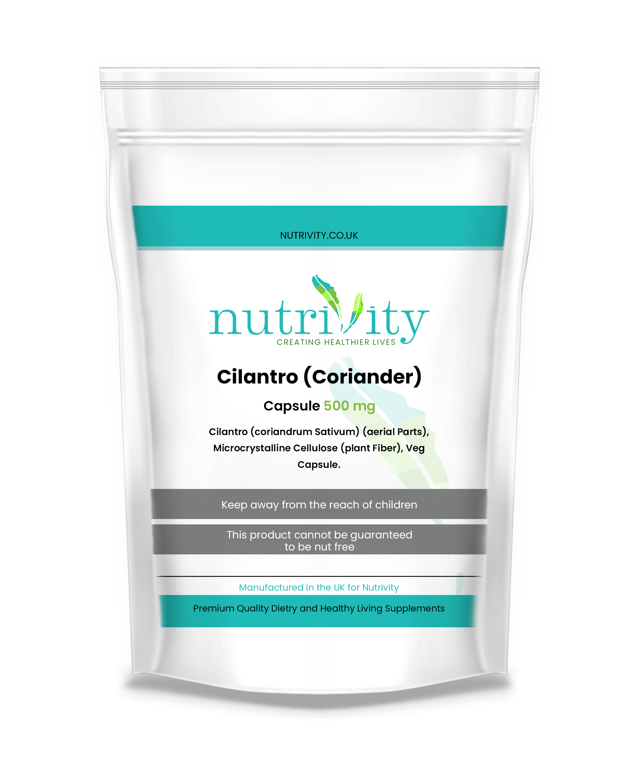 Cilantro/Coriander 500mg Veg Capsules