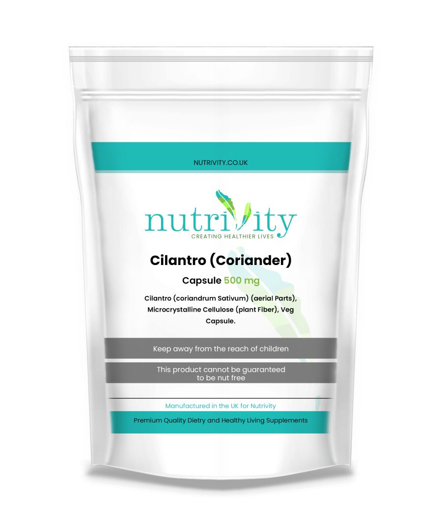 Cilantro/Coriander 500mg Veg Capsules