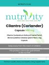 Cilantro/Coriander 500mg Veg Capsules - Image 4