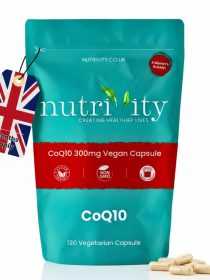 CoQ10 300mg Vegan Capsule Supplement