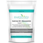 Cod Liver oil & Glucosamine 1000mg Soft Gels Joint Health Joint Care Immune System Bones Muscle Function