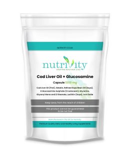 Cod Liver oil & Glucosamine 1000mg Soft Gels Joint Health Joint Care Immune System Bones Muscle Function