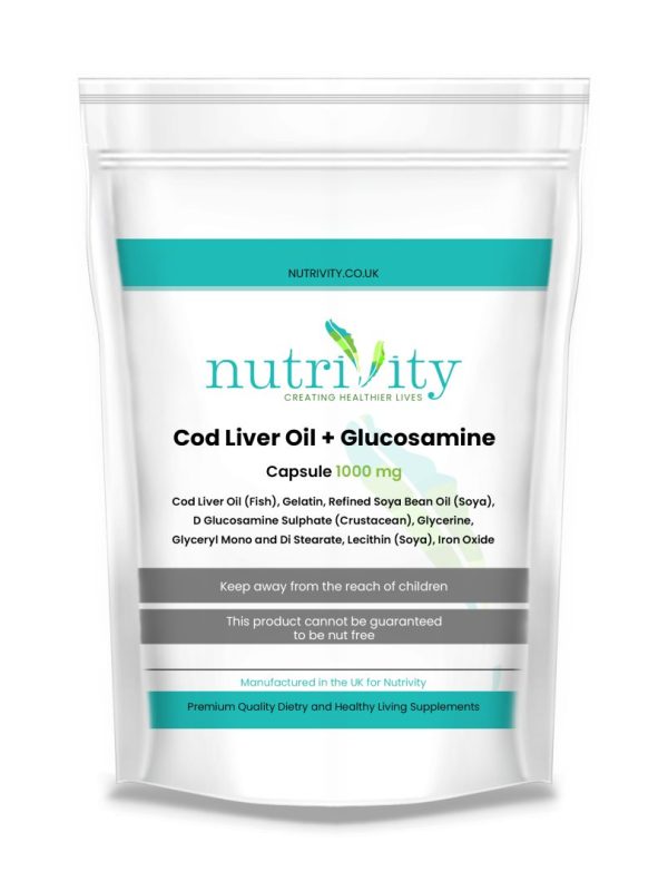 Cod Liver oil & Glucosamine 1000mg Soft Gels