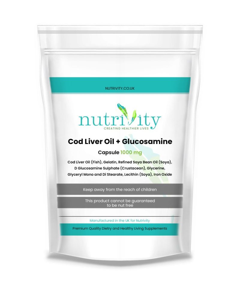 Cod Liver oil & Glucosamine 1000mg Soft Gels