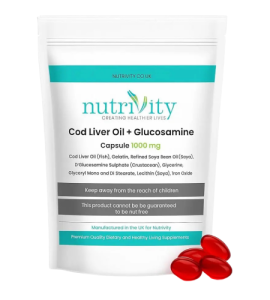 Nutrivity halal cod liver oil glucosamine UK