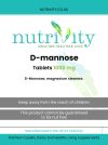 D-Mannose 1000mg Vegan Tablets - Image 4