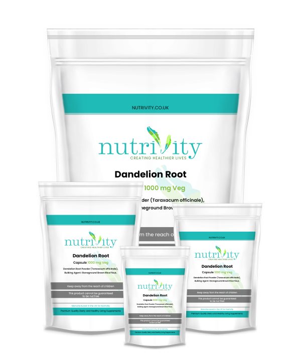 Dandelion Root 1000mg Veg Capsules Digestive Health Detoxification Antioxidants