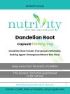 Dandelion Root 1000mg Veg Capsules Digestive Health Detoxification Antioxidants
