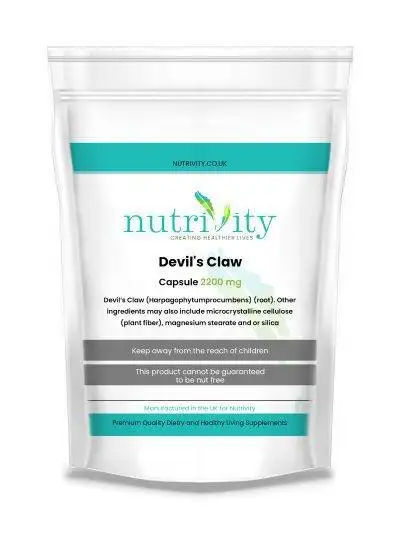Devil’s Claw 2200mg Veg Capsule Joint Care Joint Health Muscle Pain Back Pain