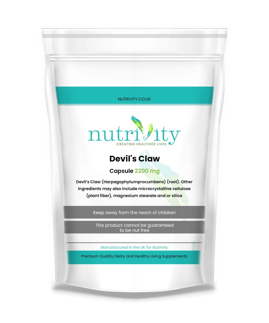 Devil’s Claw 2200mg  Vegan Capsule