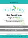 Sea Buckthorn 500mg Capsule Skin Immune System Heart Health