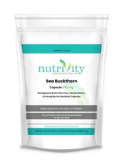 Sea Buckthorn 500mg Capsule Skin Immune System Heart Health