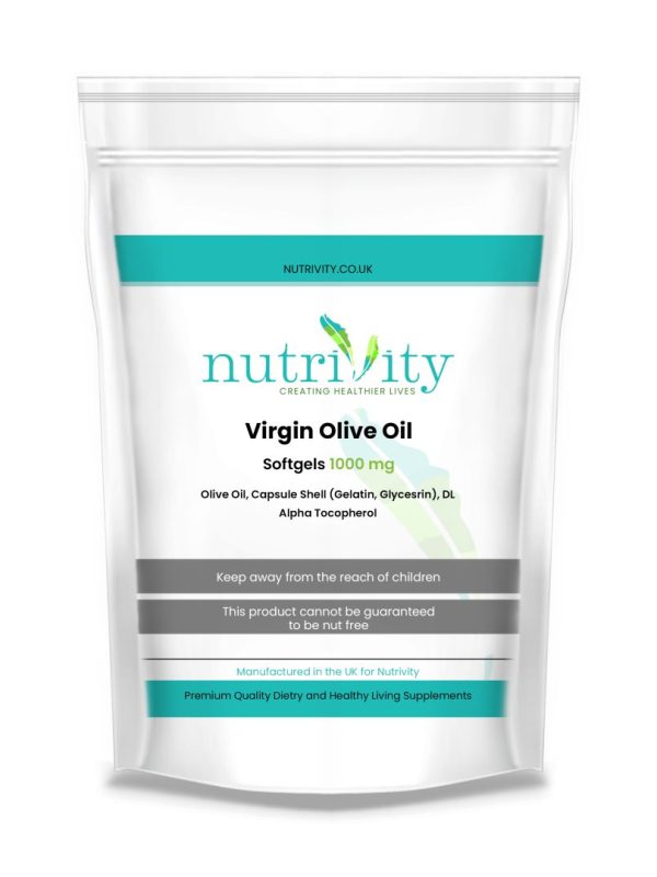 Virgin Olive Oil 1000mg Soft Gels