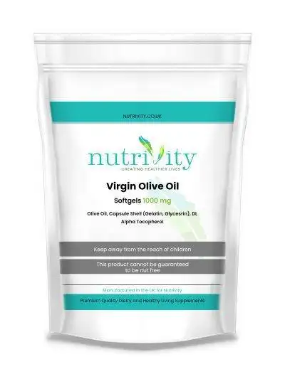 Virgin Olive Oil 1000mg Soft Gels Weight Loss Anti-Inflammatory Antioxidant Heart Health Cardiovascular
