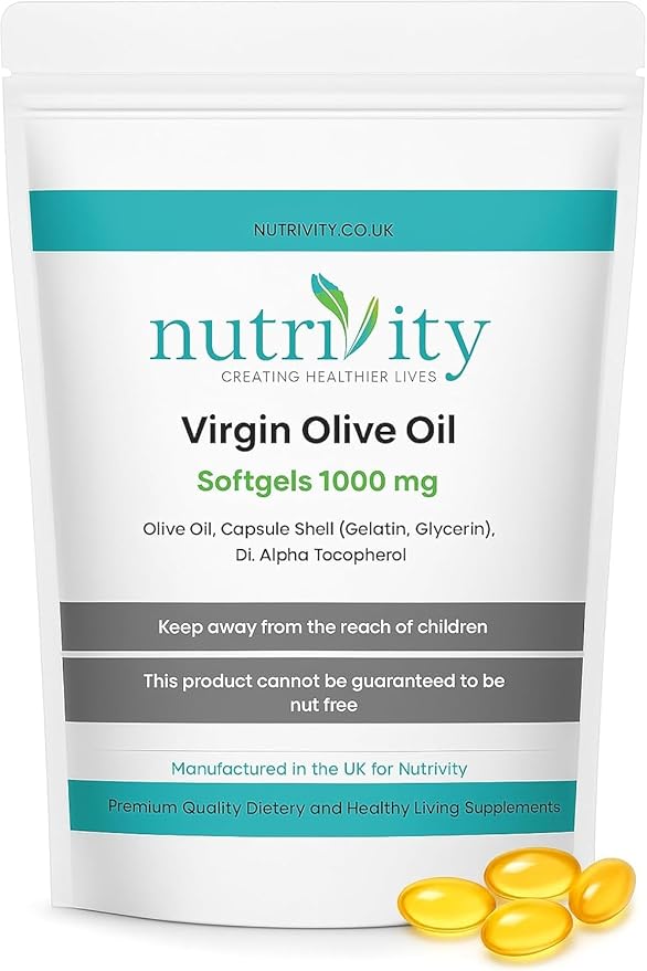 Virgin Olive Oil 1000mg Soft Gels