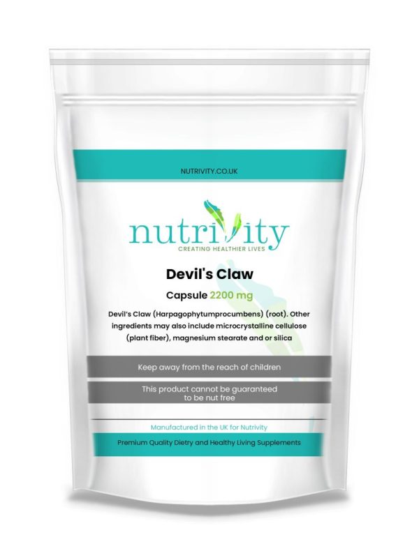 Devil’s Claw 2200mg Vegan Capsule - High Strength | Joint Support - 120 – 4 Month Supply