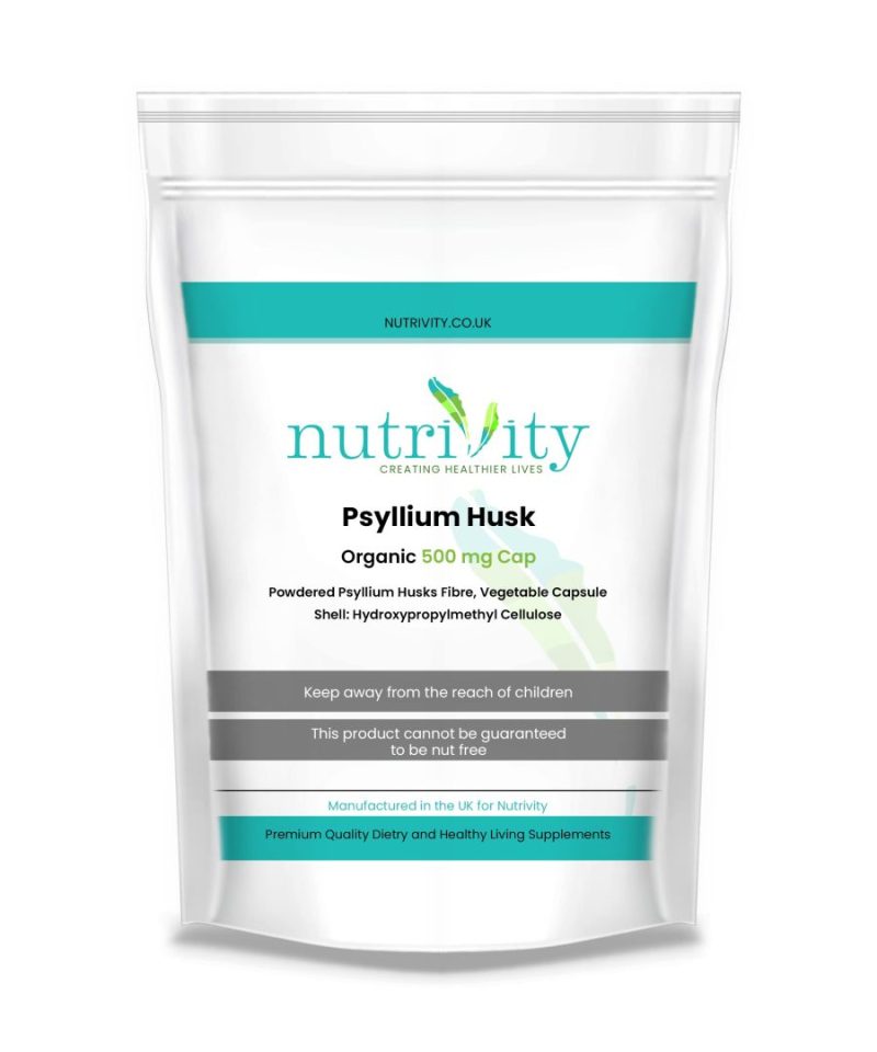 Psyllium Husk 500mg Capsules