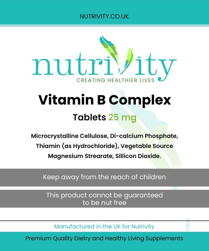 Vitamin B Complex  Vegan Tablets - Image 4