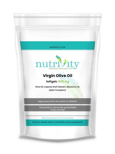 Virgin Olive Oil 1000mg Soft Gels – 365