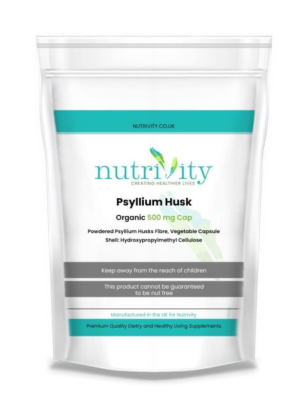 Psyllium Husk 500mg Capsules