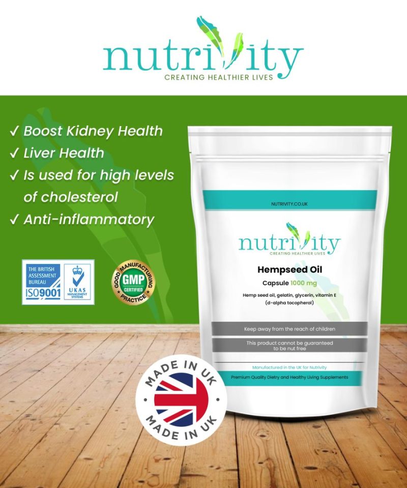 Hemp Seed Oil 1000mg Capsule - Image 6