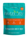 Vitamin D3 4000 IU + Vitamin K2 MK7 100µg 12 Months Supply