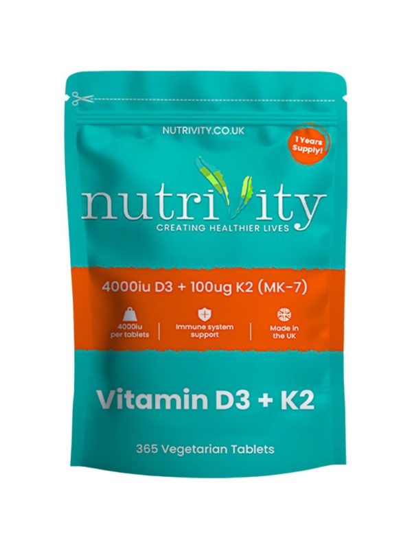 Vitamin D3 K2 Vegan Supplement