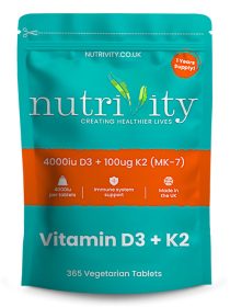 Vitamin D3 4000 IU & Vitamin K2 MK7 100µg