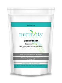 Black Cohosh Root 6.5mg Capsules – Natural Menopause Relief by Nutrivity