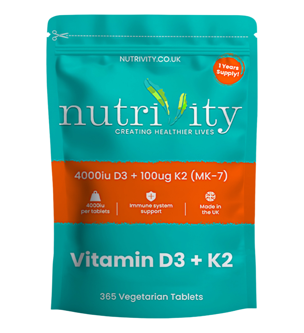 Vitamin D3 + K2 Vegan Tablets
