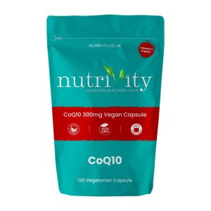 Nutrivity CoQ10 300mg vegan capsules UK