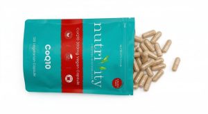 CoQ10 300mg dose — Nutrivity high-strength coenzyme Q10 UK