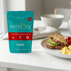 CoQ10 daily routine UK — taking CoQ10 with your largest meal