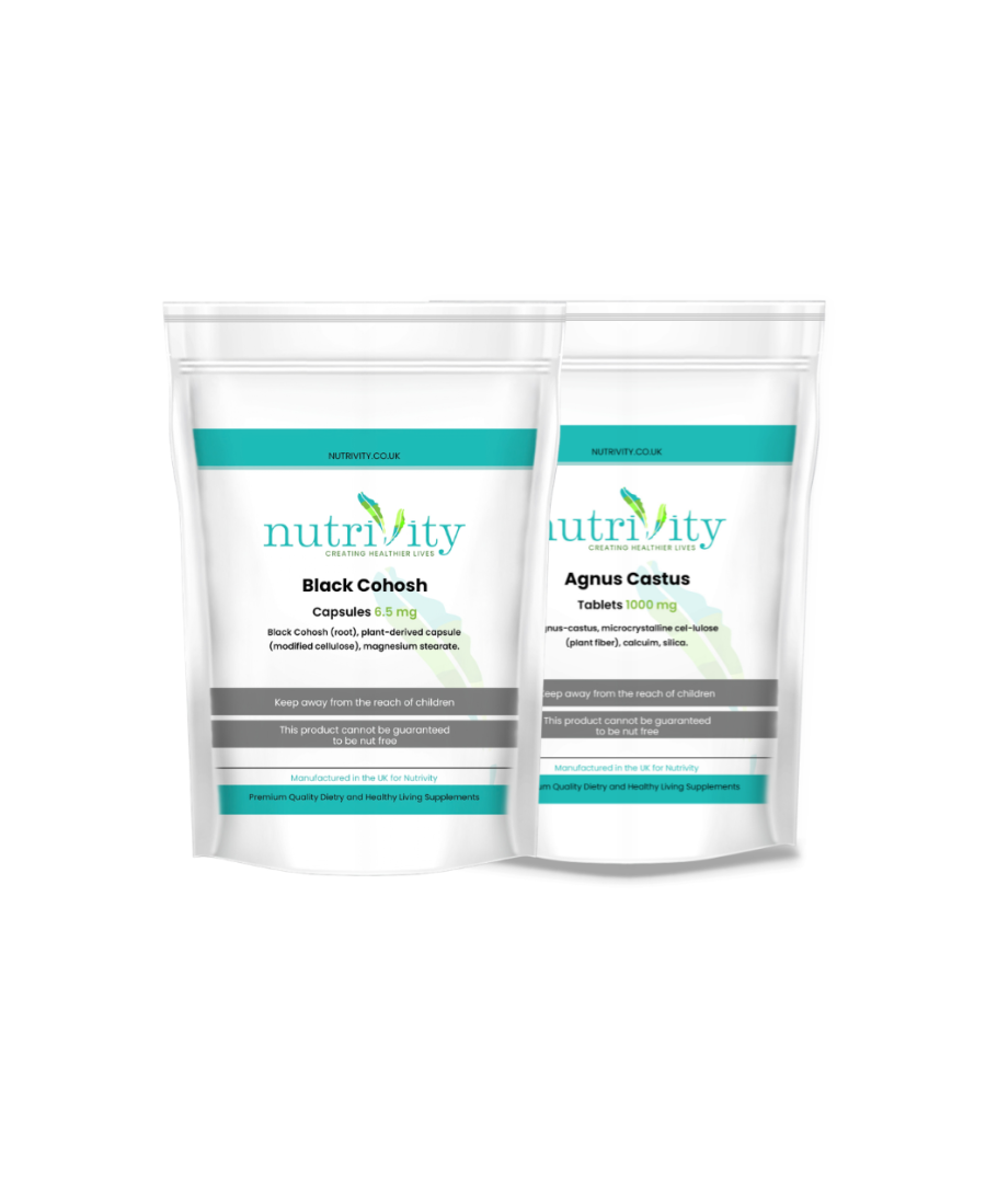 Halal supplements for women UK — Agnus Castus and Black Cohosh by Nutrivity