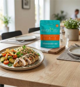 Vitamin D3 K2 daily routine with meal UK — timing for maximum absorption