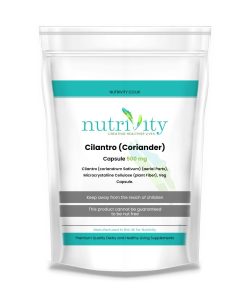 Nutrivity Cilantro 500mg Veg Capsules