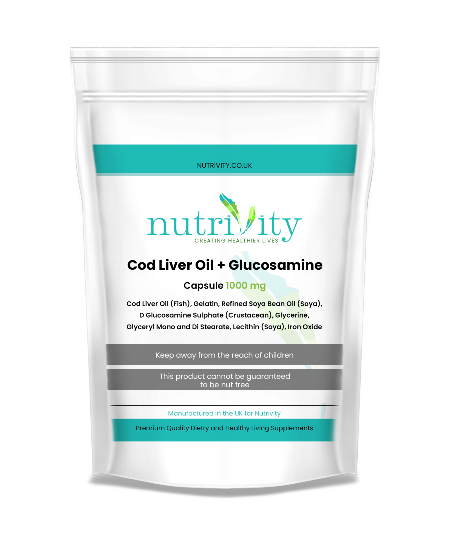 Cod Liver Oil and Glucosamine 1000mg Capsules