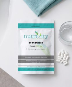 Nutrivity D-Mannose 365 tablet pack daily use year supply